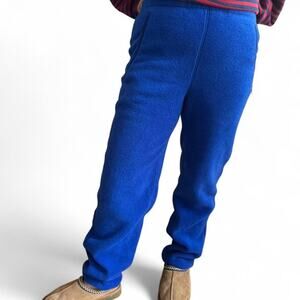 Patagonia blue fleece sweatpants size M